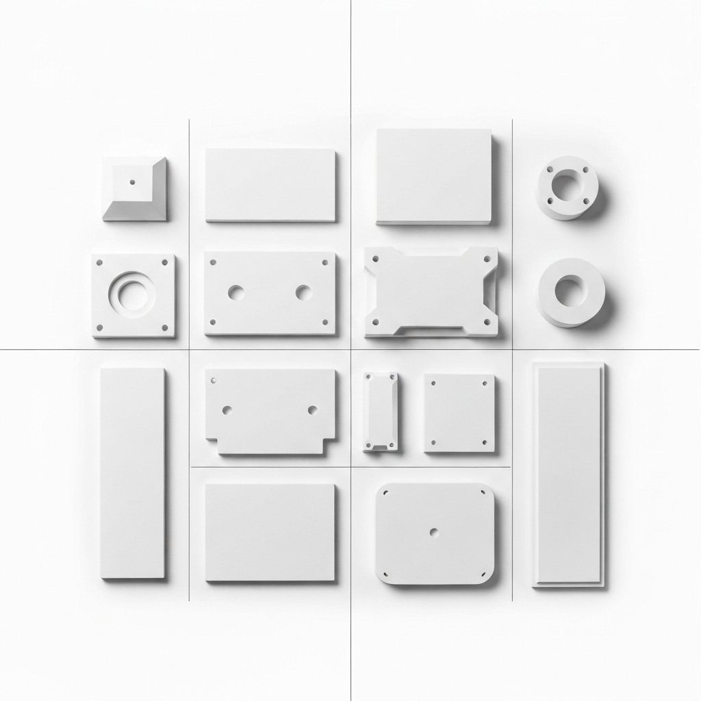 High-purity alumina ceramic components